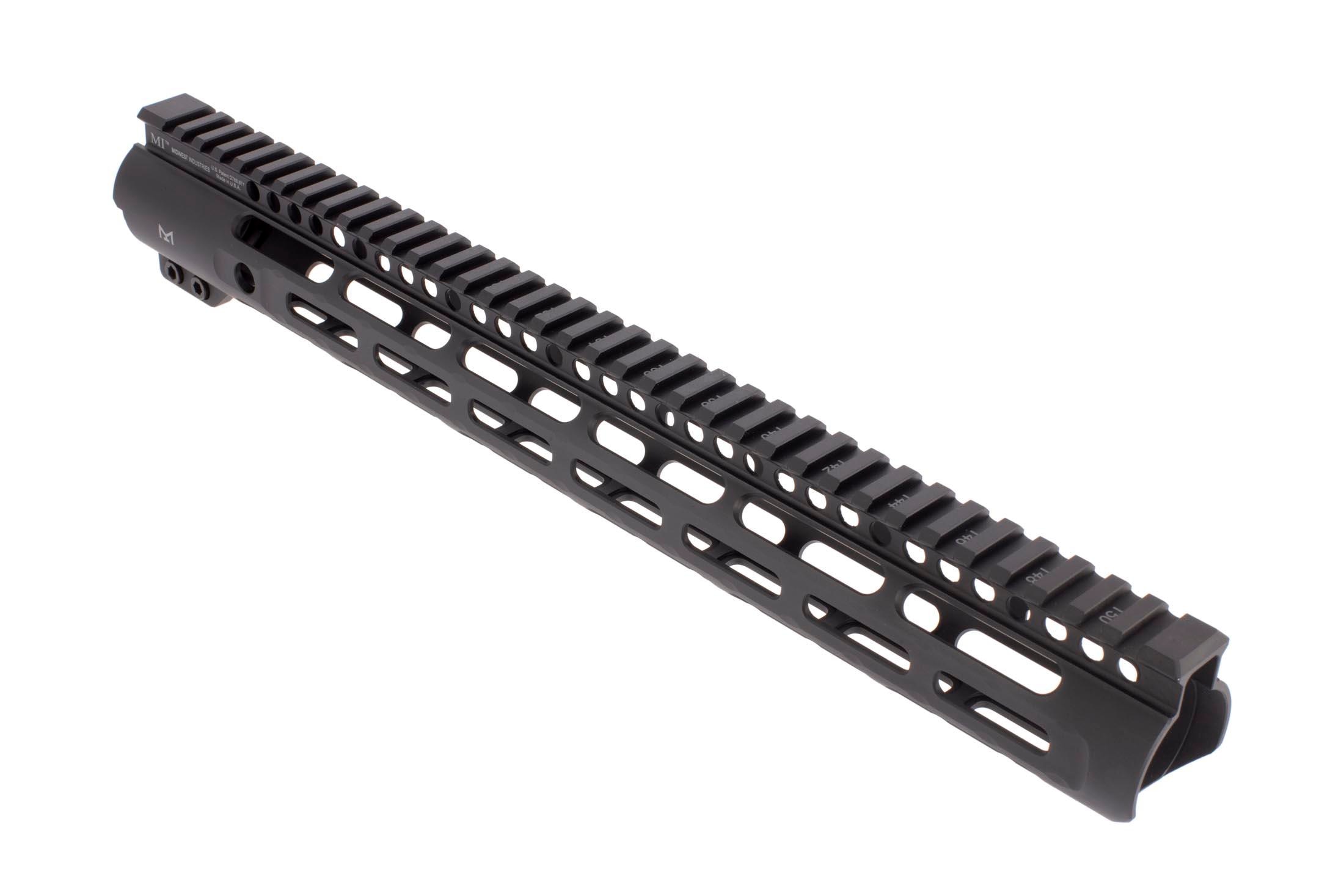 Midwest Industries Slim Line Free Float AR-15 Handguard - M-LOK - 15"